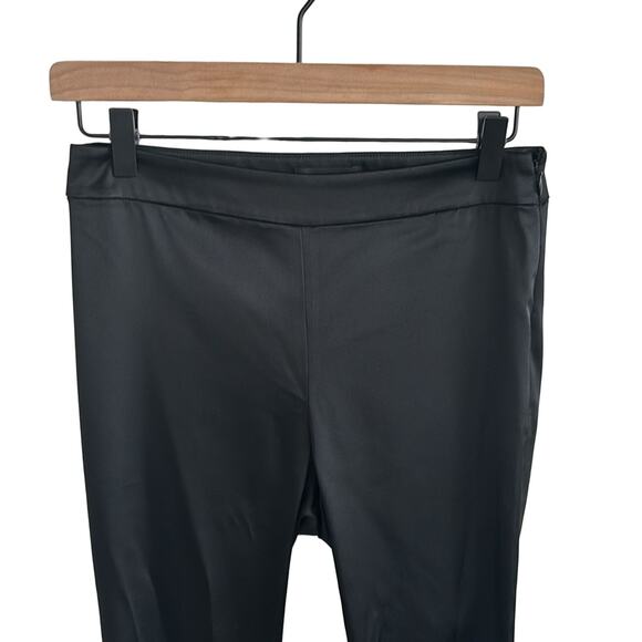 Theory Seamed Satin Legging Ankle Zippers - Picture 4 of 11